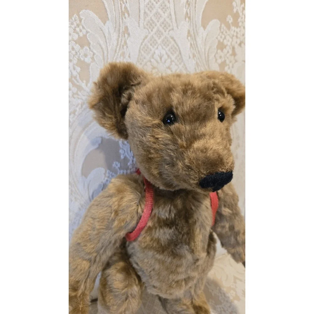 Abbey Honeysuckle Bear Briar 1/10 Signed Jointed Growler England Rare Mohair Vtg